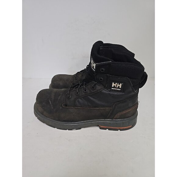 Helly Hansen Men's 6” FreshTech Steel Toe Work Boots HHS232001 Black Size 13M - Picture 6 of 8